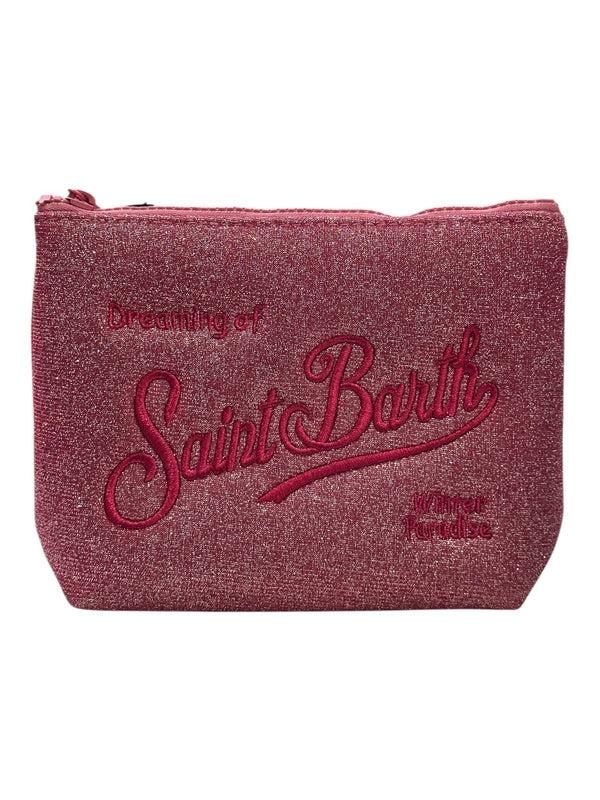 Pochette Aline Lurex fuxia<BR/> ALI0026 01367I MC2 SAINT BARTH 