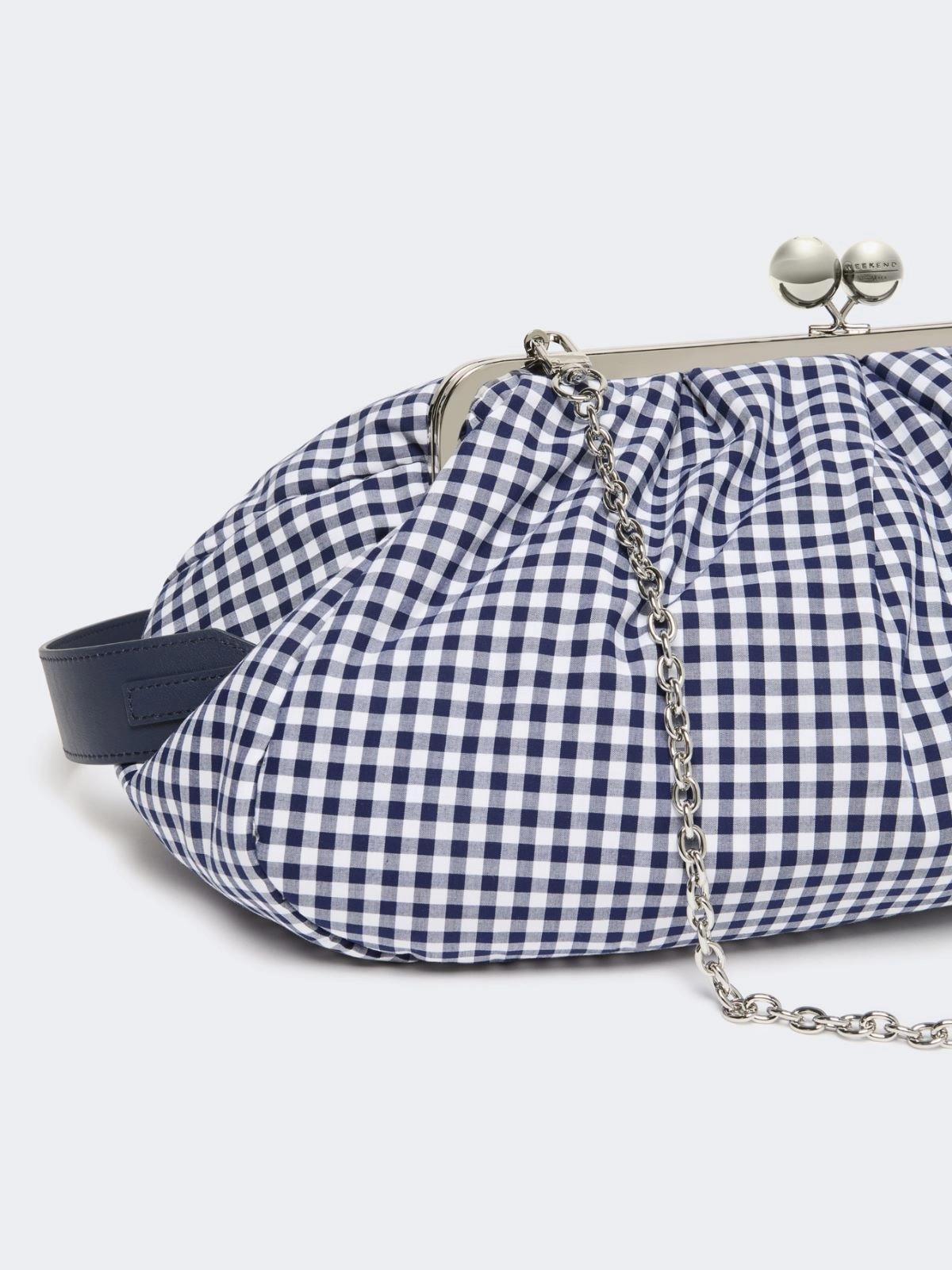 WKABETA<BR/>Pasticcino Bag large in cotone Vichy WKABETA 008 WEEKEND 