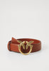 Cintura alta Love Birds in pelle 4cm