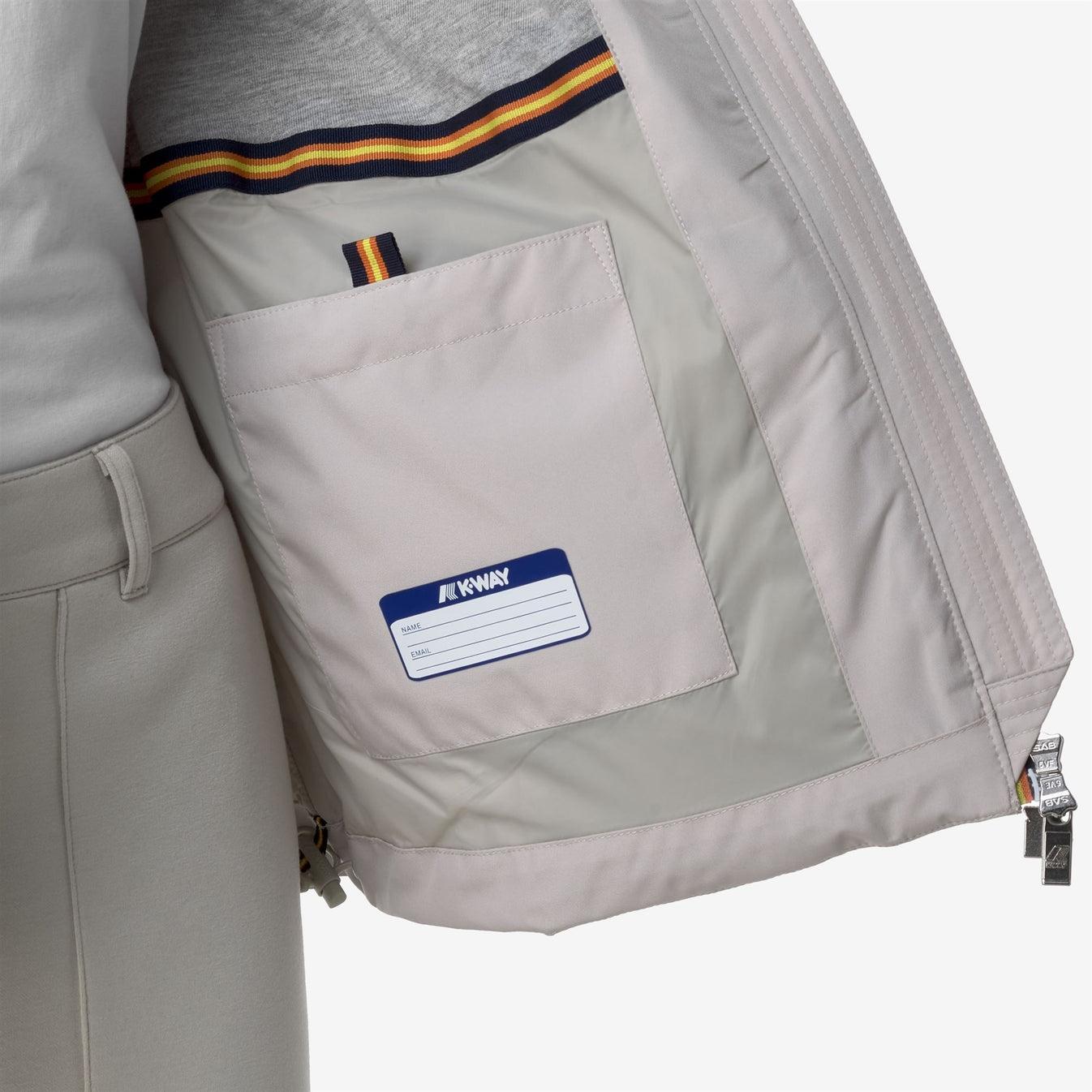 MARGUERITE STRETCH POLY JERSEY<BR/>Giacca Impermeabile K8138PW 634 K-WAY 