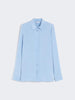 Camicia in cady di seta stretch