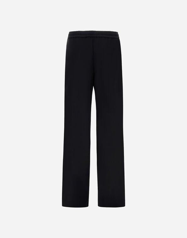 PANTALONI IN MATT CREPE SATIN<BR/> PT000176D12755 9300 HERNO 