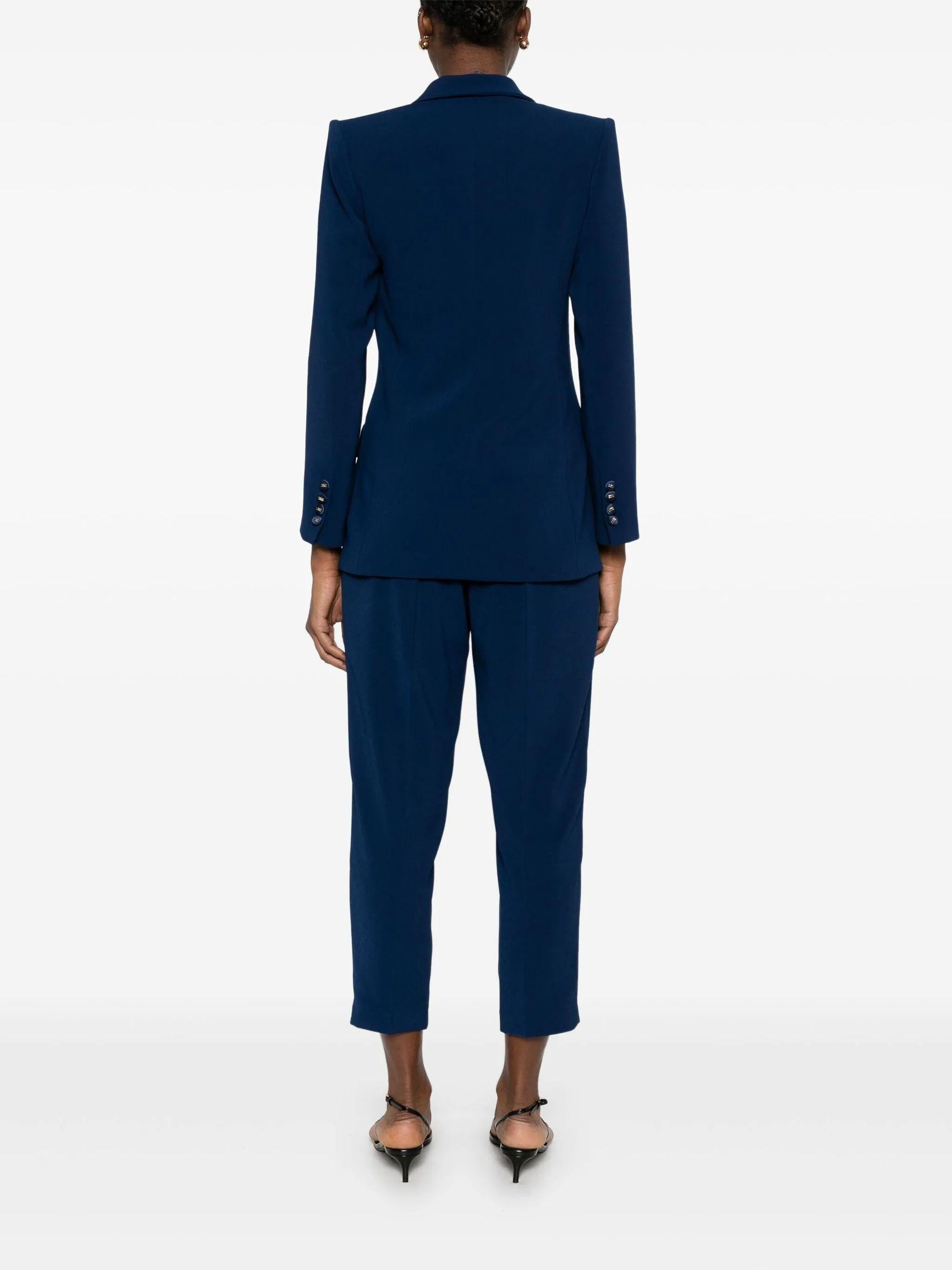 Tailleur in crêpe con decorazione logo TP00351E2 DC8 ELISABETTA FRANCHI 