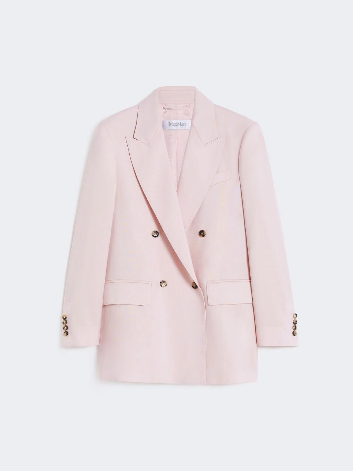MXMOMBROSA<BR/>Blazer doppiopetto in lana, mohair e seta MXMOMBROSA 022 MAX MARA 