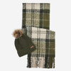 Set regalo berretto e sciarpa tartan Saltburn