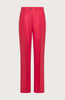 Pantalone donna  in misto lino fiammato crinkle
