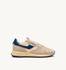 SNEAKERS REELWIND LOW IN NYLON SUEDE E PELLE ECRU' E ENSIGN BLUE