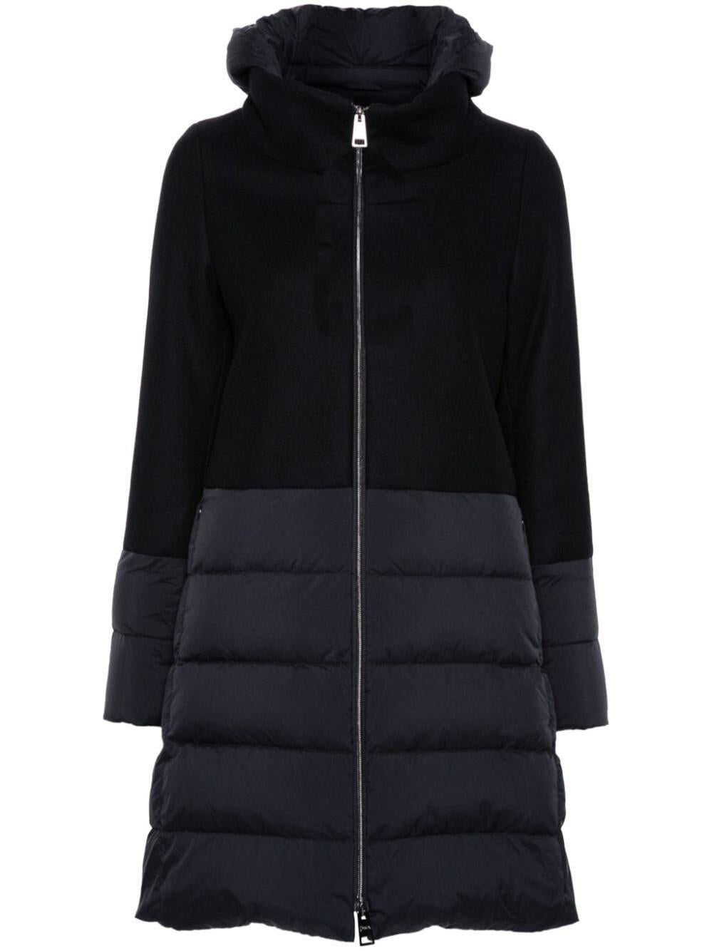 Piumino donna doppio tessuto lana e nylon PI001965D 9300 HERNO 