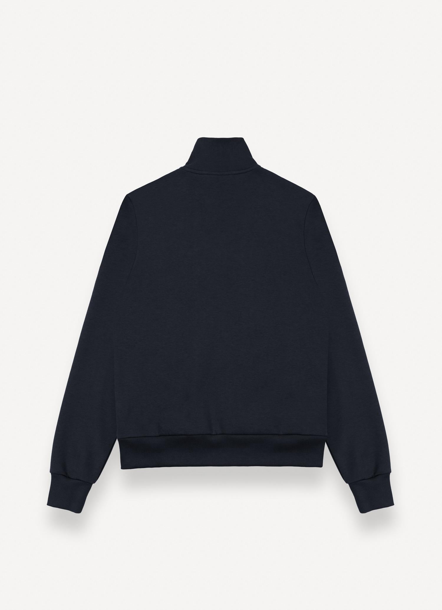 Men's half-zip cotton blend sweatshirt