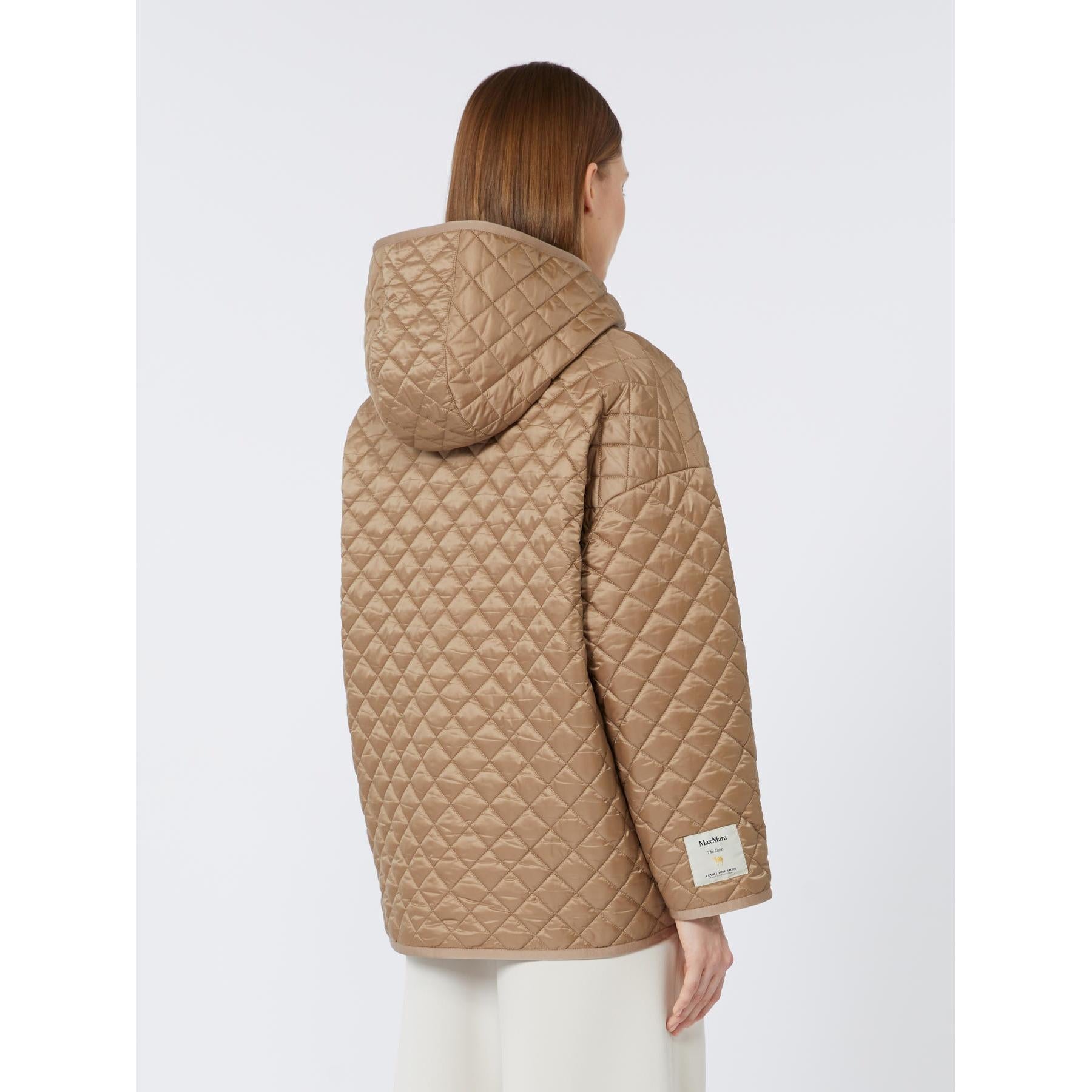 Giacca imbottita reversibile in tela antigoccia LEO 023 MAX MARA THE CUBE 