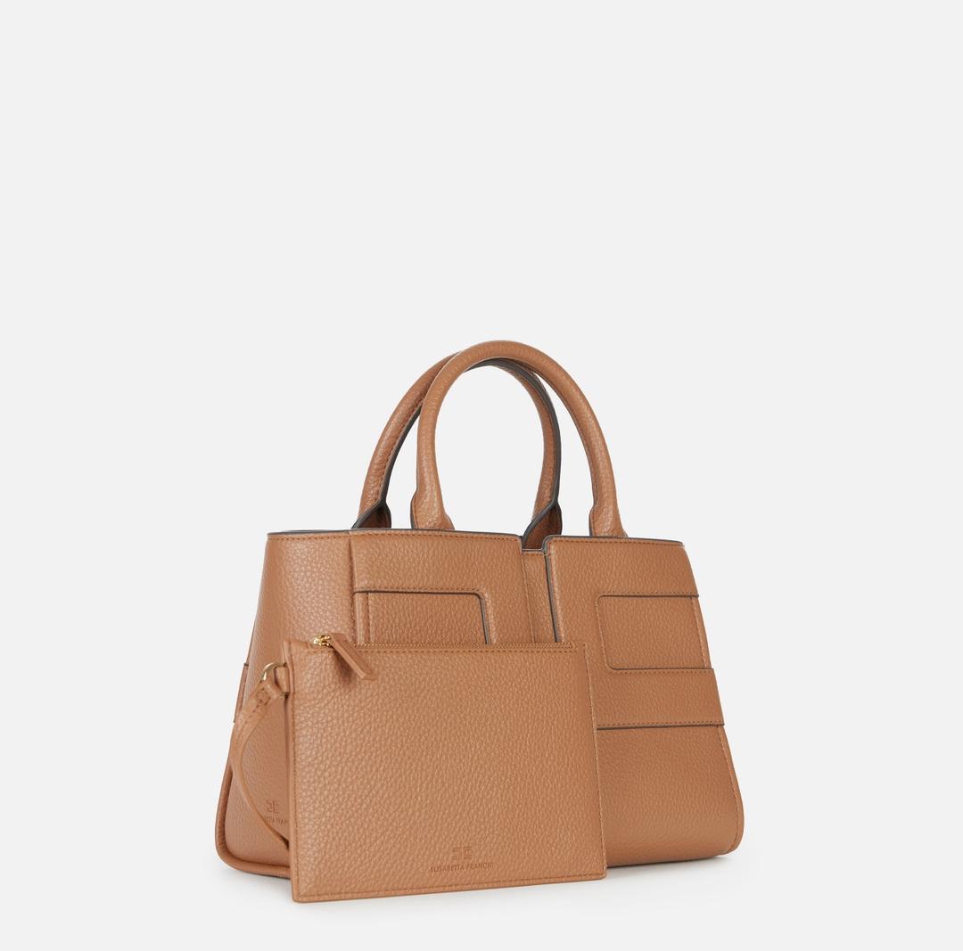 Borsa tote media con logo BS35A56E2 EC1 ELISABETTA FRANCHI 