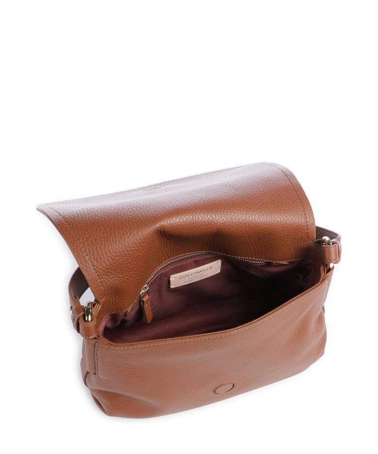 Rebekka Borsa a tracolla pelle granulata cognac<BR/><BR/> E1T95150201 W11 COCCINELLE 