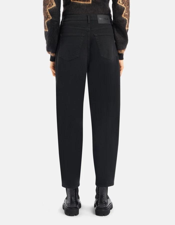 Jeans Bessie loose in bull stretch<BR/> DP784BSE037KPT 999 DONDUP 