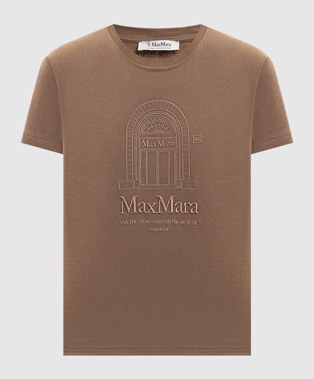 T-shirt in jersey con ricamo SMMBELLA 003 S MAX MARA 