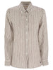 Camicia in lino a righe