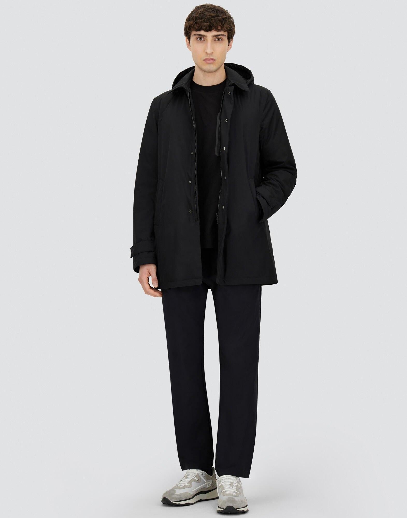 PARKA LUNGO IN ANTIVENTO A 2 STRATI PI001242U12840 9300 HERNO 