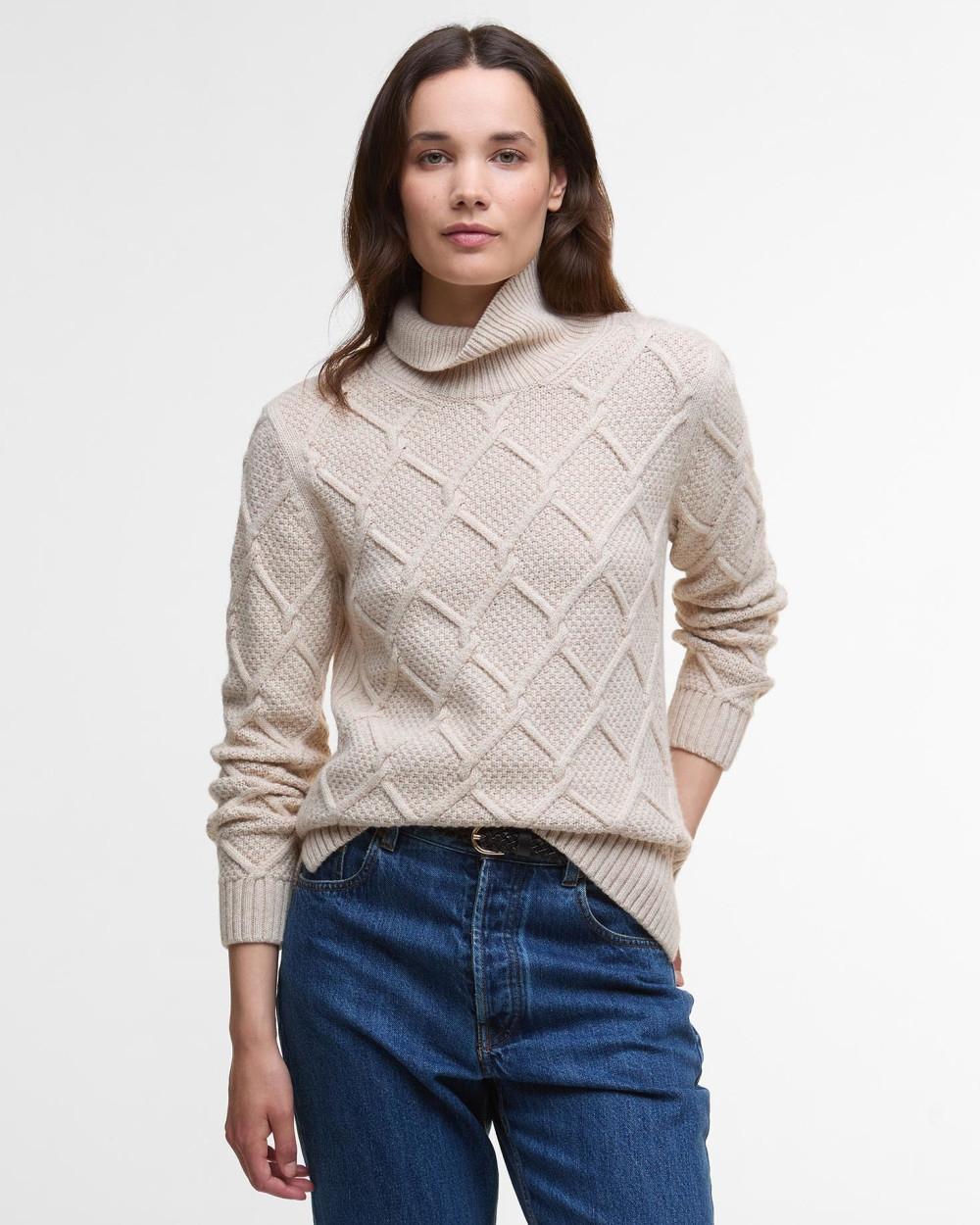 Maglia misto lana Burne colo ato LKN1170LKN ST53 BARBOUR 