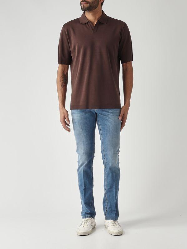 Polo uomo in cotone JV000004U52059 8800 HERNO 