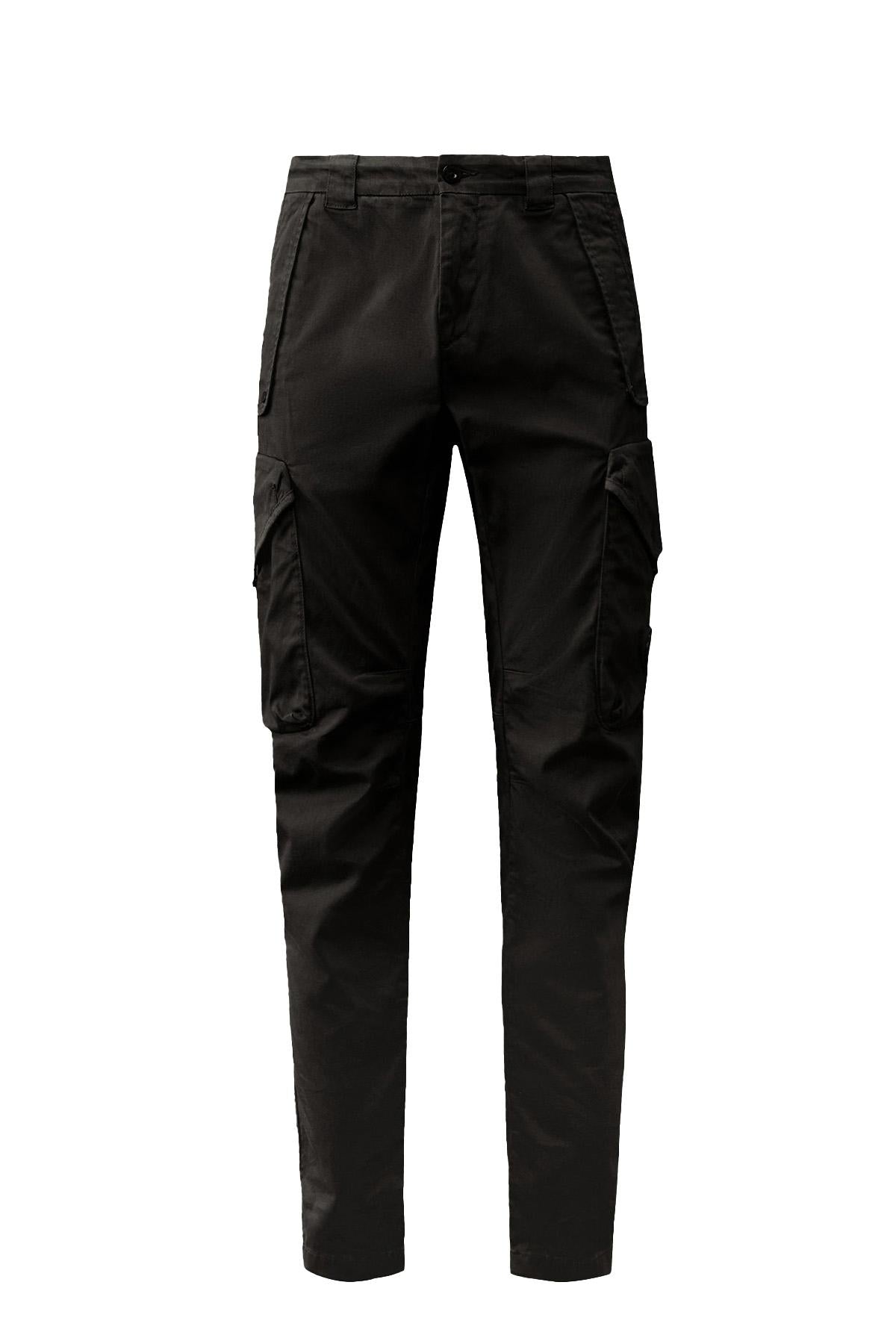 Stretch Sateen Regular Cargo Pants<BR/> CMPA211A 999 C.P. COMPANY 