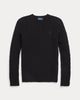 Maglia donna girocollo a trecce