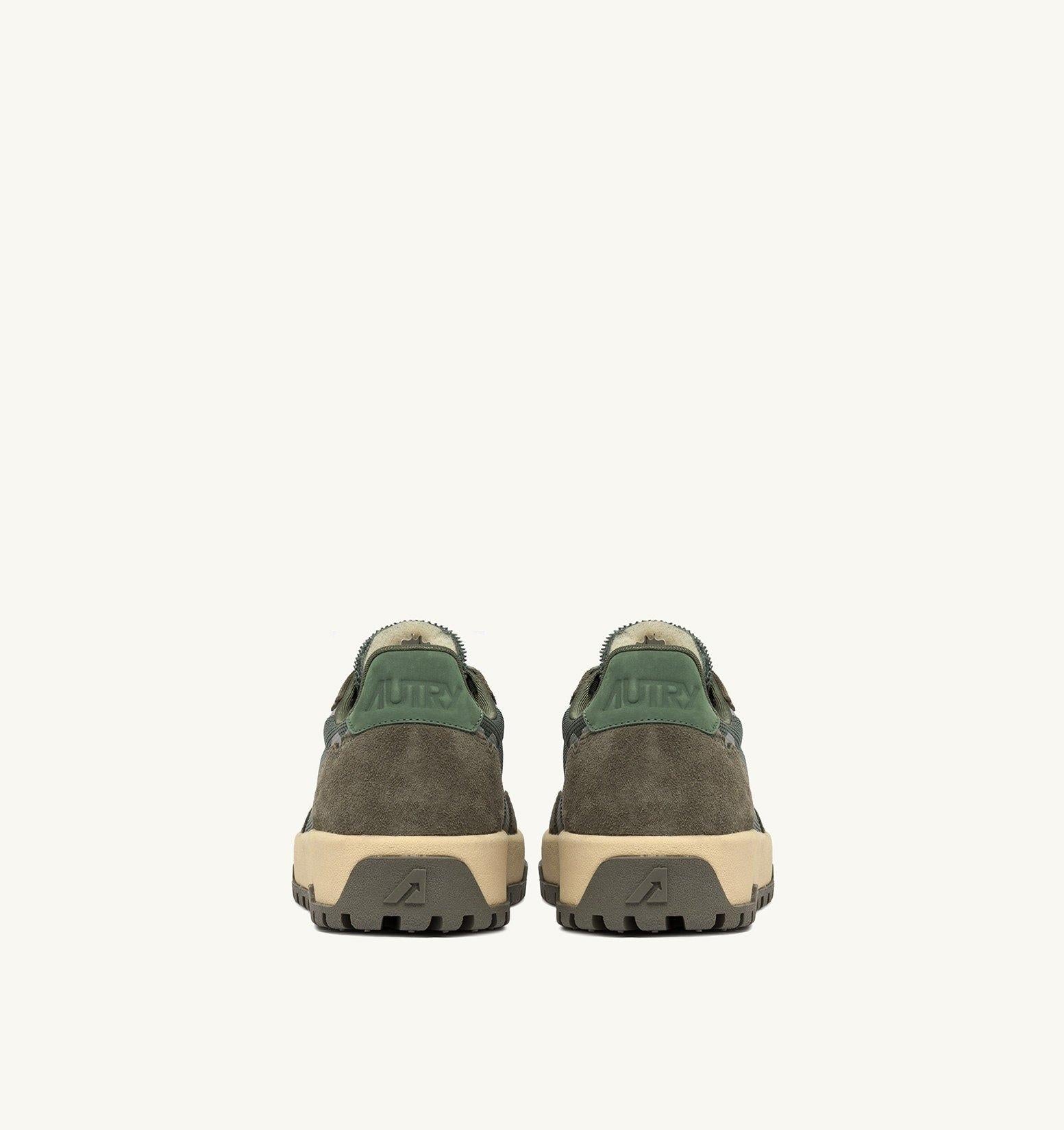 SNEAKERS WILDPACE LOW IN MESH E SUEDE COLORE SCHIO E MILITARY