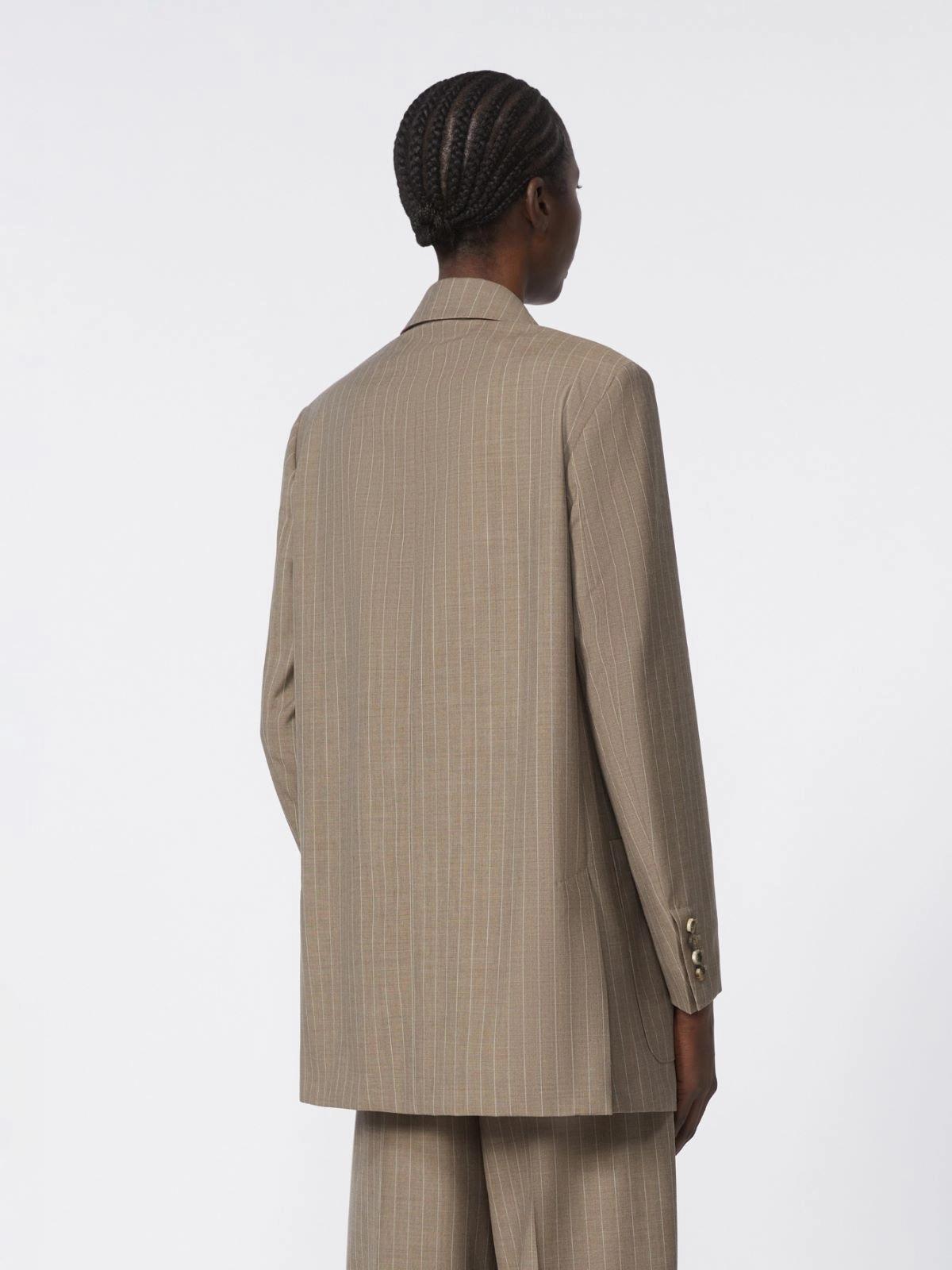 MXMACCIAIO<BR/>Blazer over in tela di lana gessata MXMACCIAIO 001 MAX MARA 