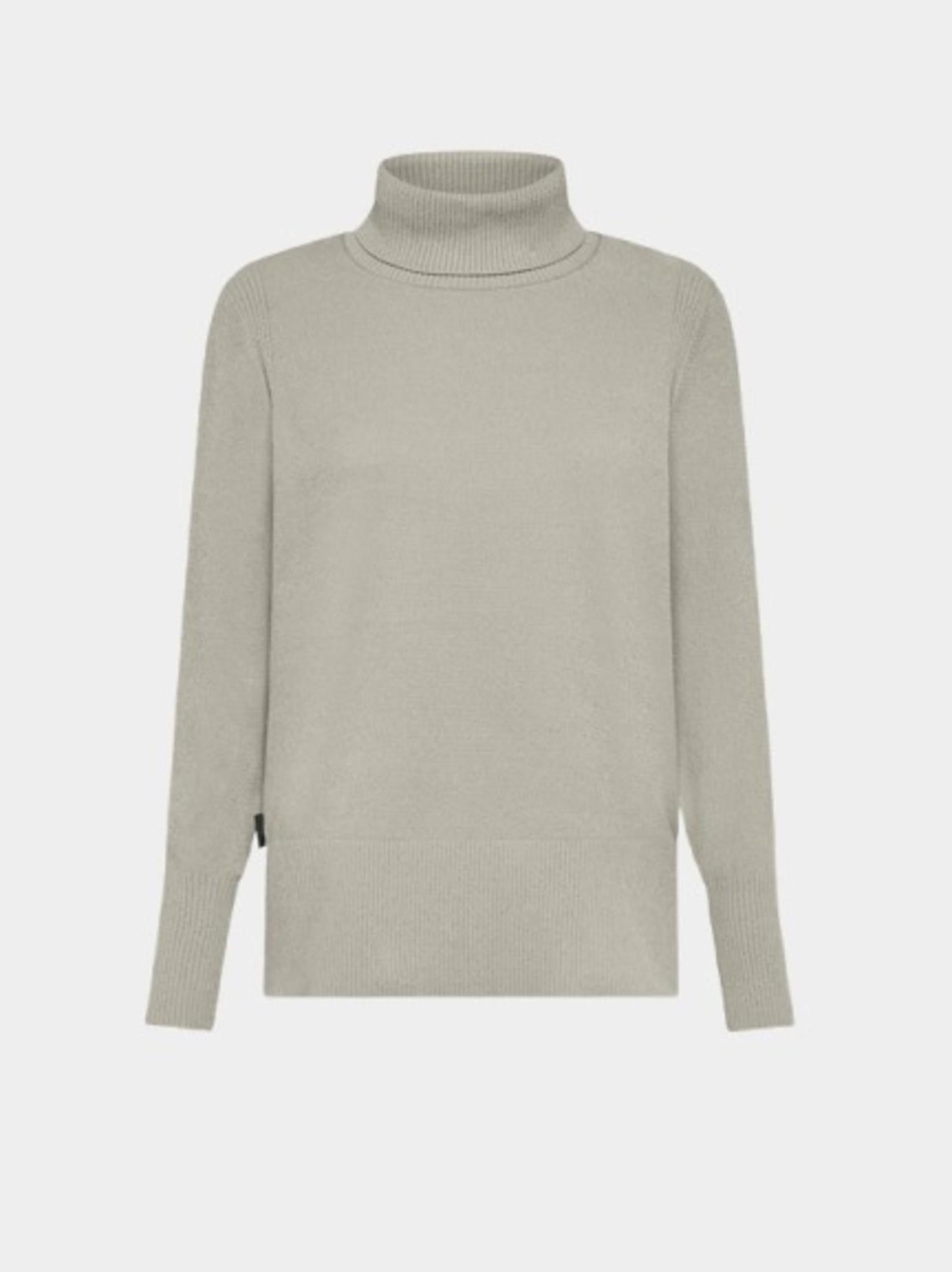 Maglia donna in ciniglia collo alto