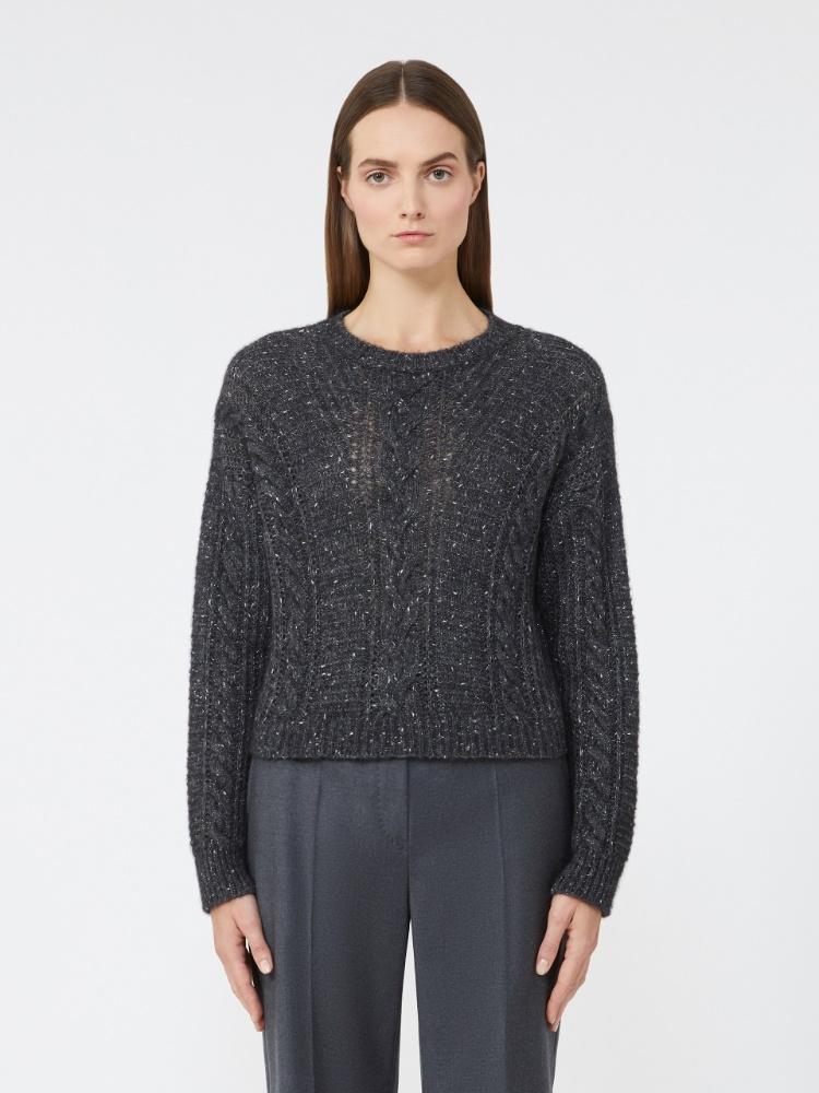 Maglia boxy in mista alpaca CRASSO 005 MAX MARA STUDIO 