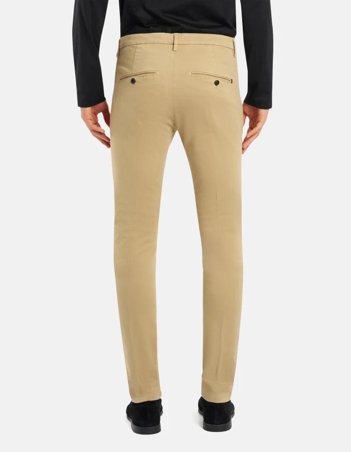 Pantaloni Gaubert slim in gabardina mano calda<BR/> UP235GSE043PTD 026 DONDUP 