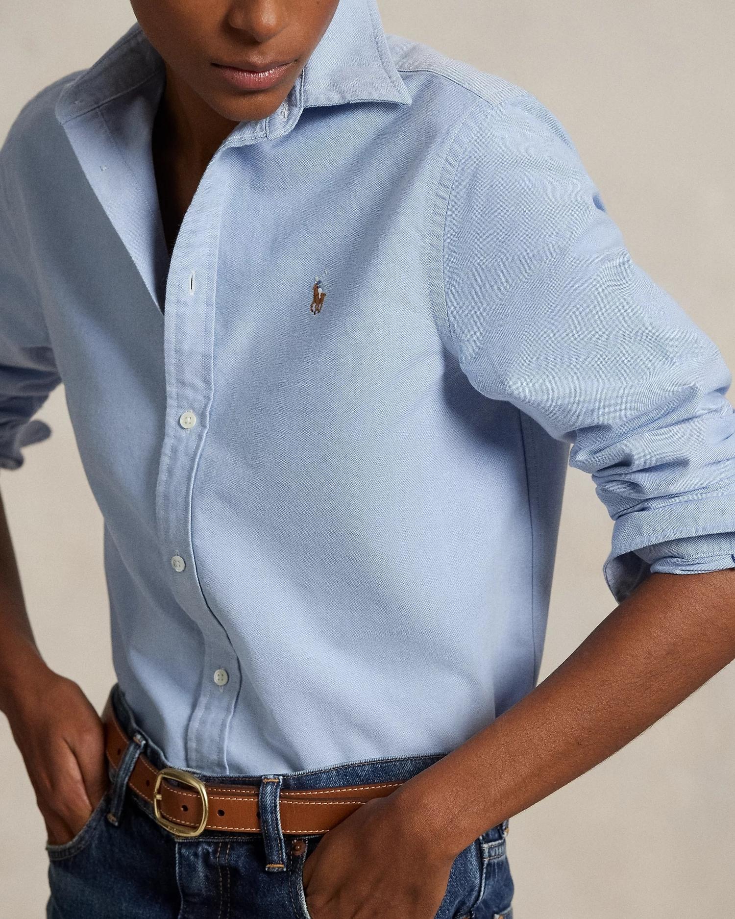 Camicia donna Oxford in cotone 211891377 001 RALPH LAUREN 