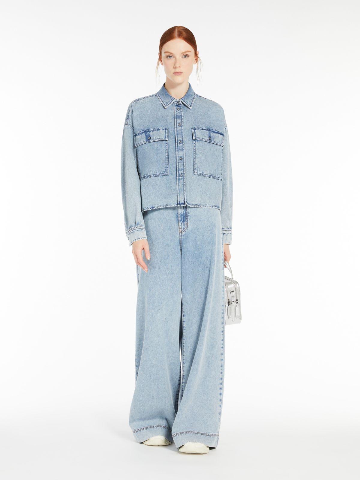 Camicia donna in denim con tasconi ZEMIRA 038 WEEKEND 