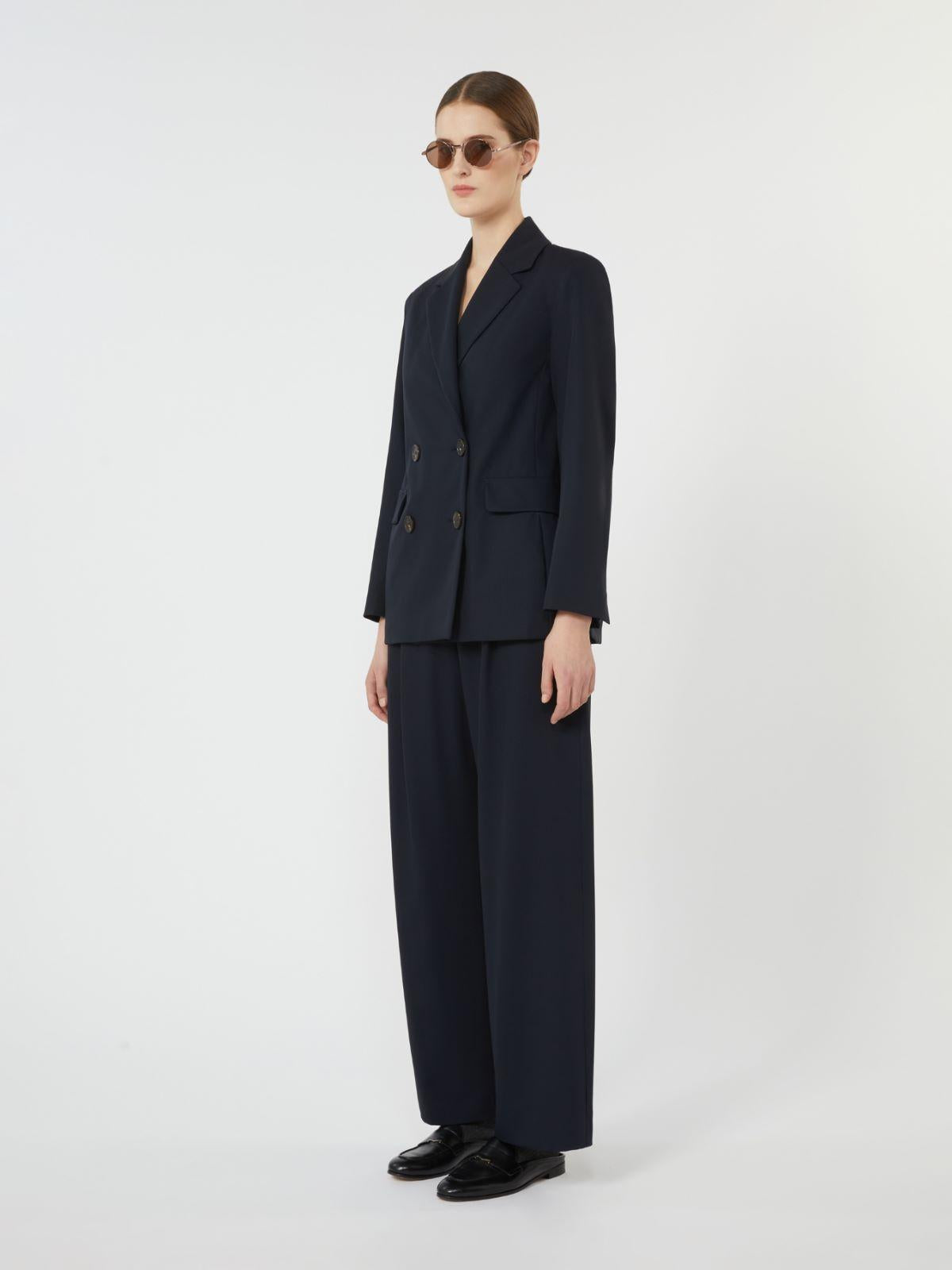 Blazer doppiopetto in lana crêpe ESTER 001 S MAX MARA 