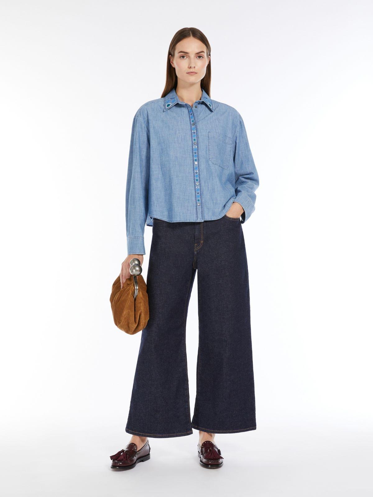 Camicia donna in chambray di cotone MUSETTE 003 WEEKEND 