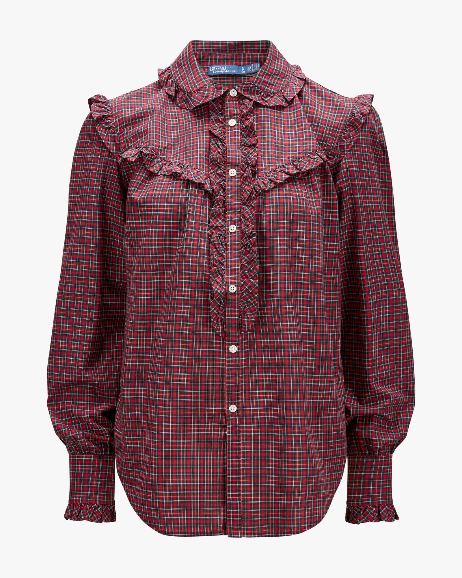 Camicia donna in cotone a quadri