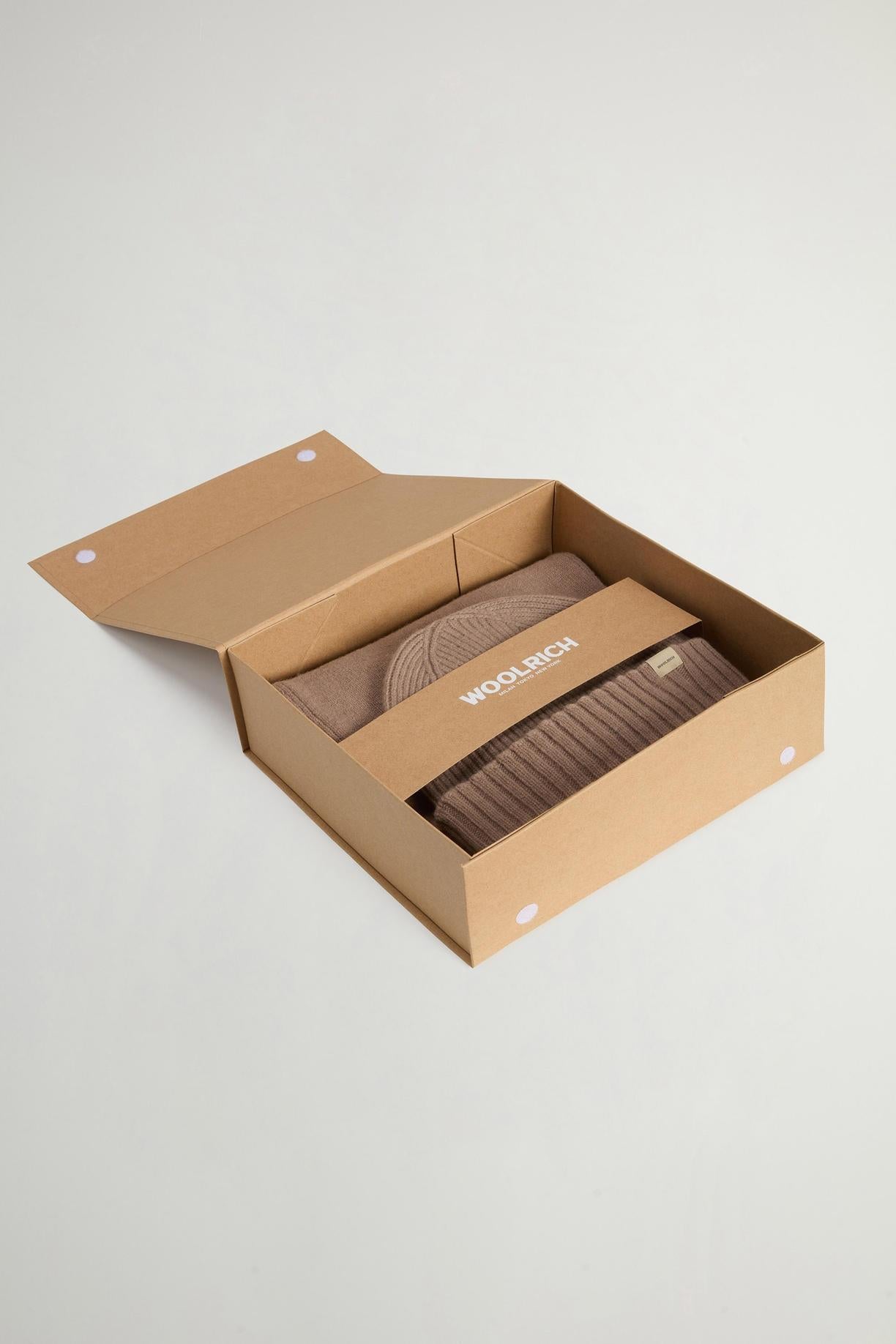 Set regalo con berretto e sciarpa in misto lana<BR/> CFWOAC2034MRUF0659 7425 WOOLRICH 