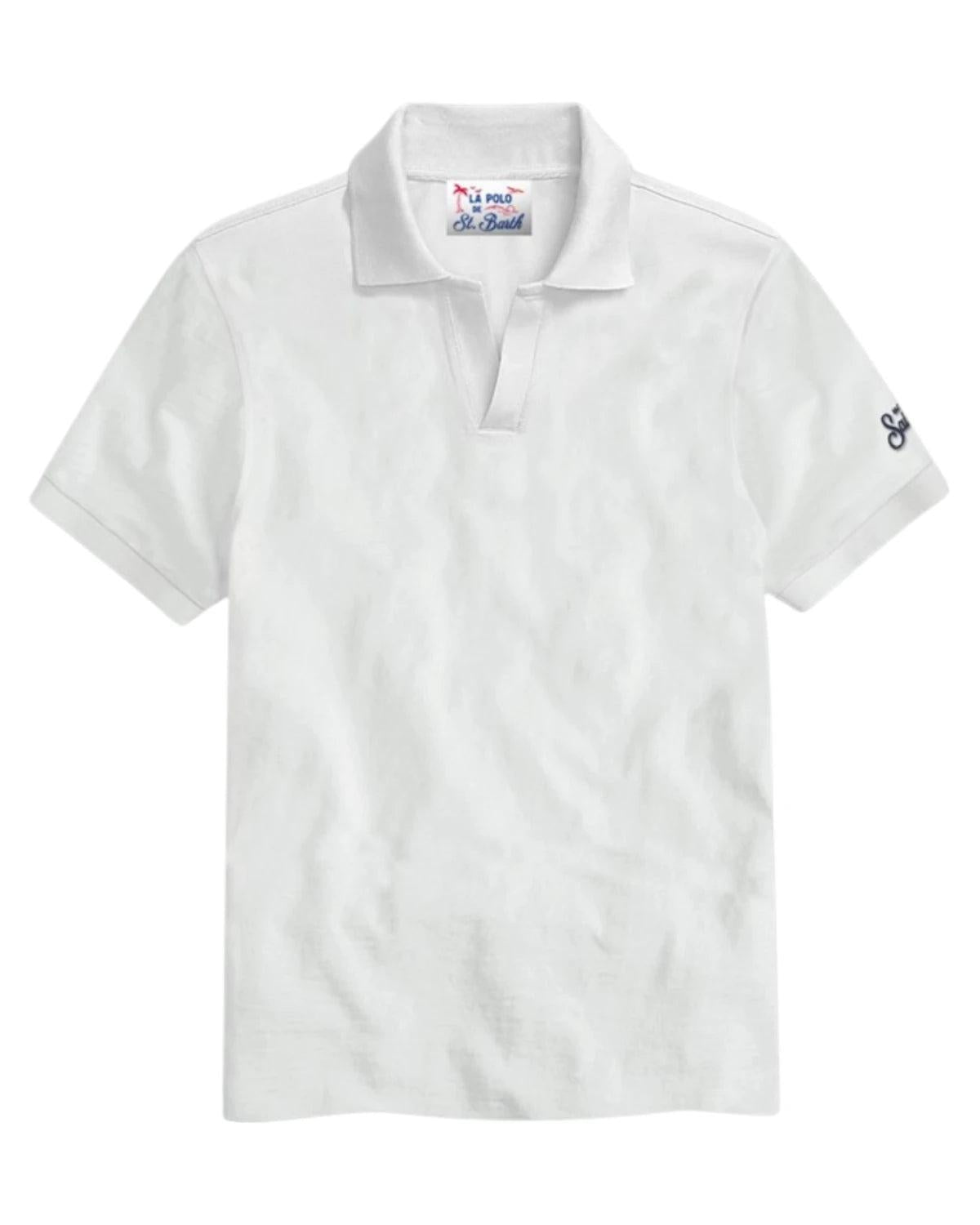 Polo da uomo Charles in cotone di piquè