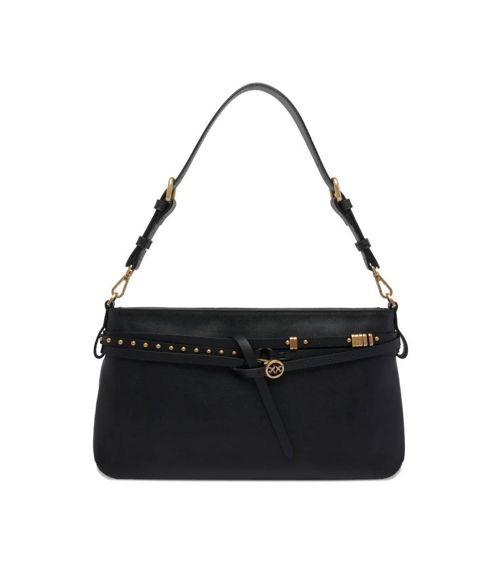 Borsa a spalla media Belt Bag in pelle<BR/> 106176A0QO Z99Q PINKO 