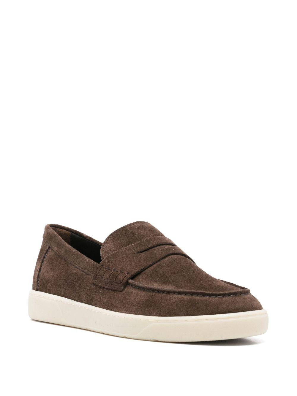 Mocassino marrone in camoscio<BR/> HXM6470FS00BTM S610 HOGAN 