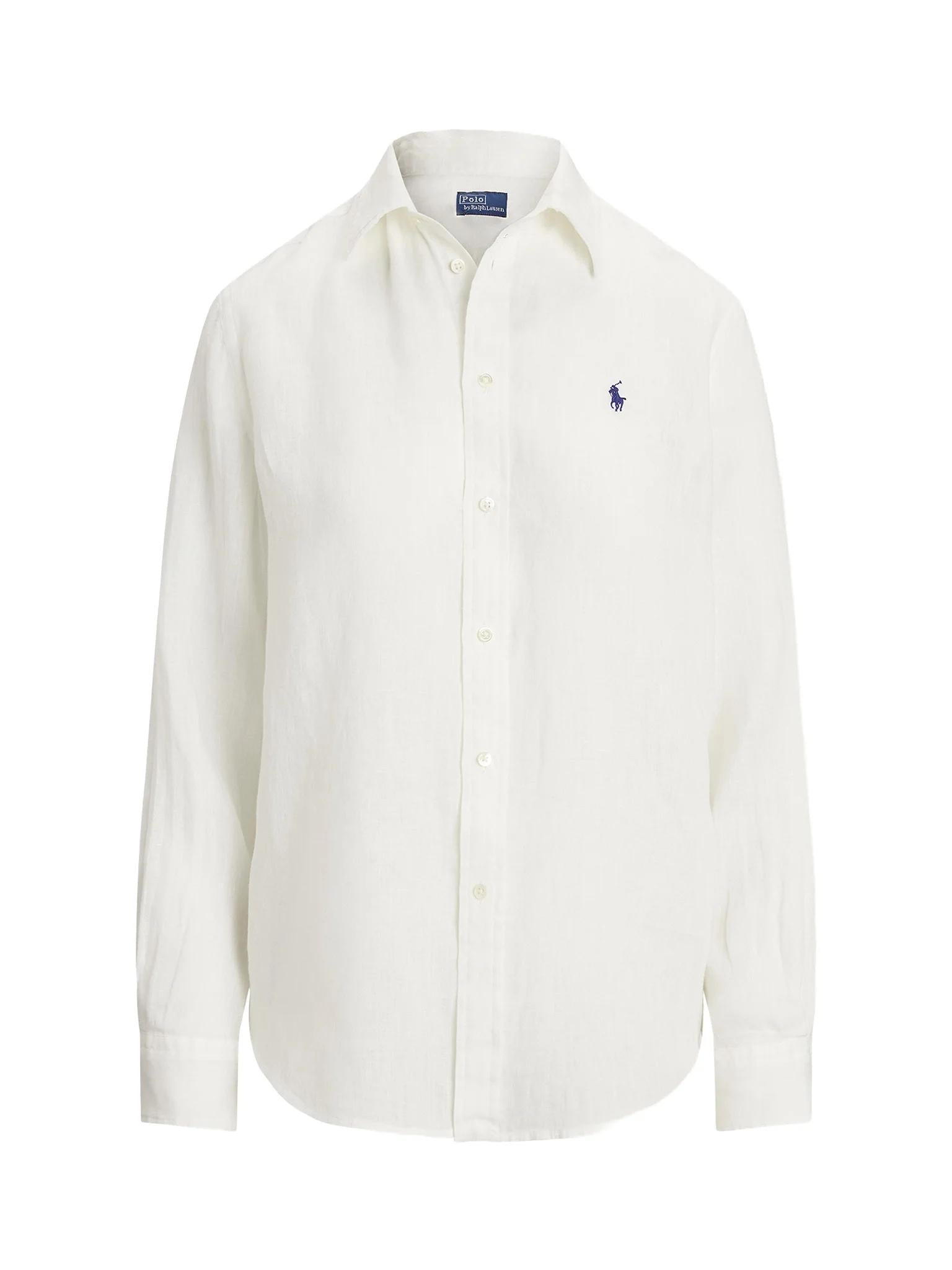 Camicia donna Polo Ralph Lauren realizzata in lino 211970730 518 RALPH LAUREN 