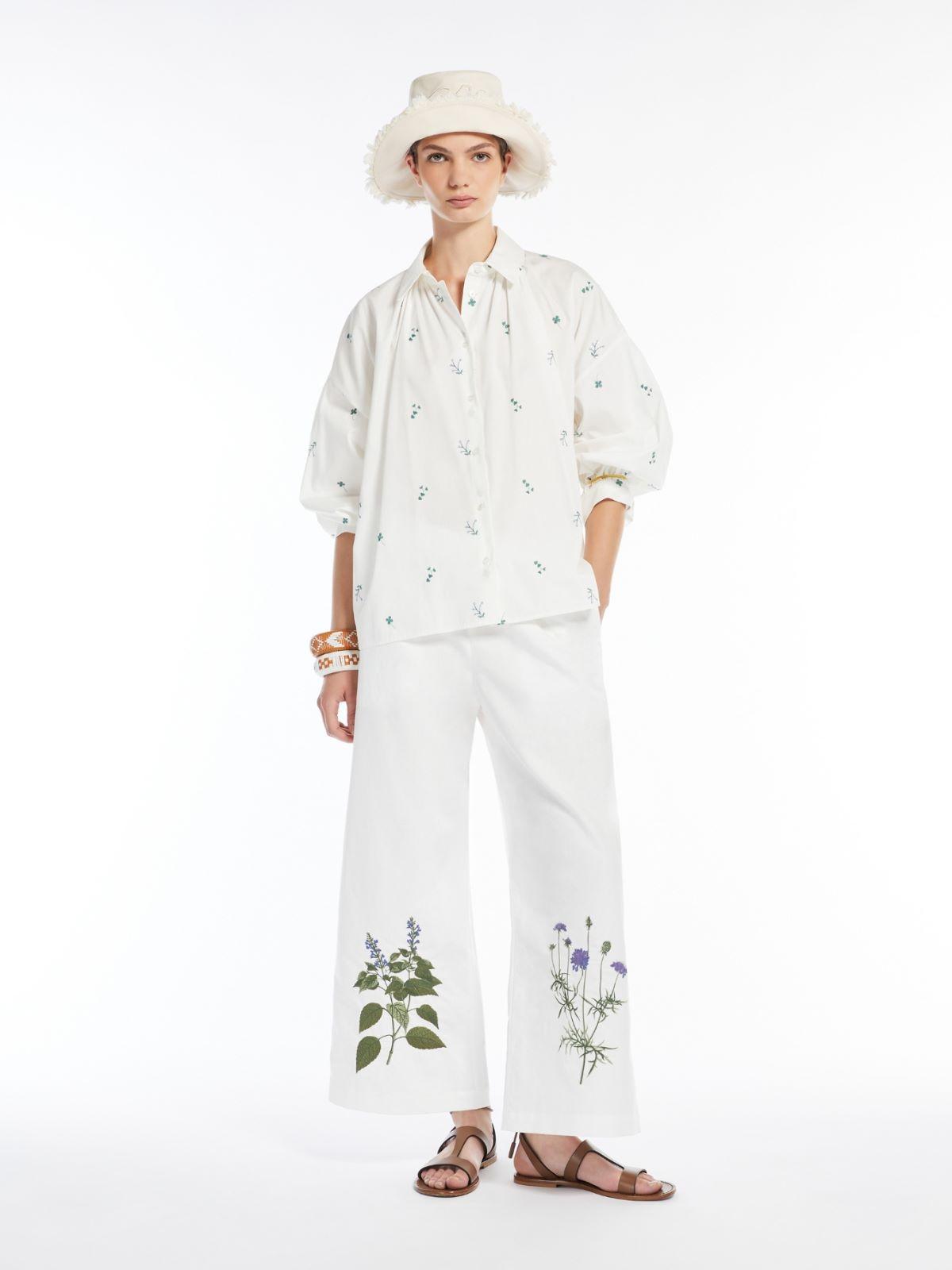 Camicia donna in popeline ricamato GILLY 001 WEEKEND 