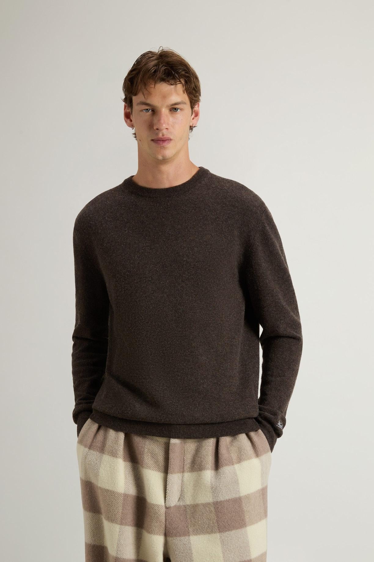 Maglione girocollo in pura lana d'agnello<BR/> CFWOKN0278MRUF0469 7425 WOOLRICH 