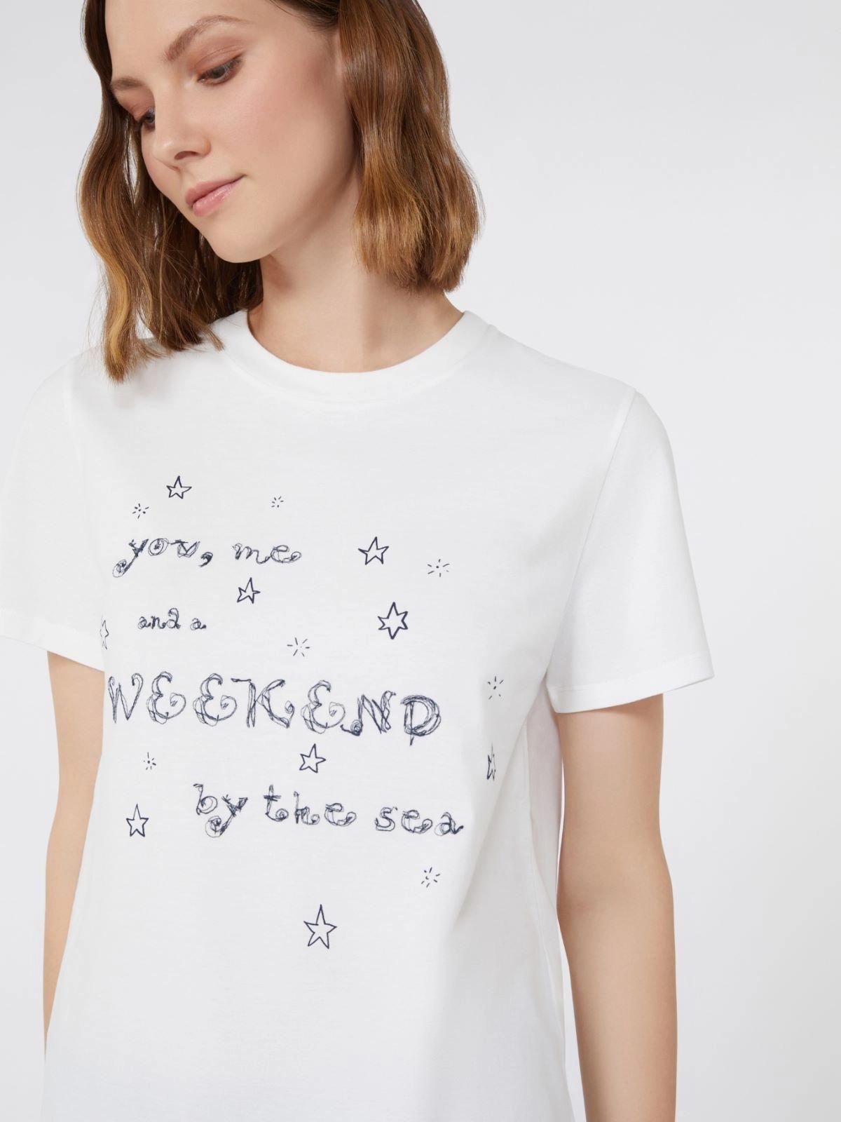 T-shirt in cotone con stampa ARA 001 WEEKEND 