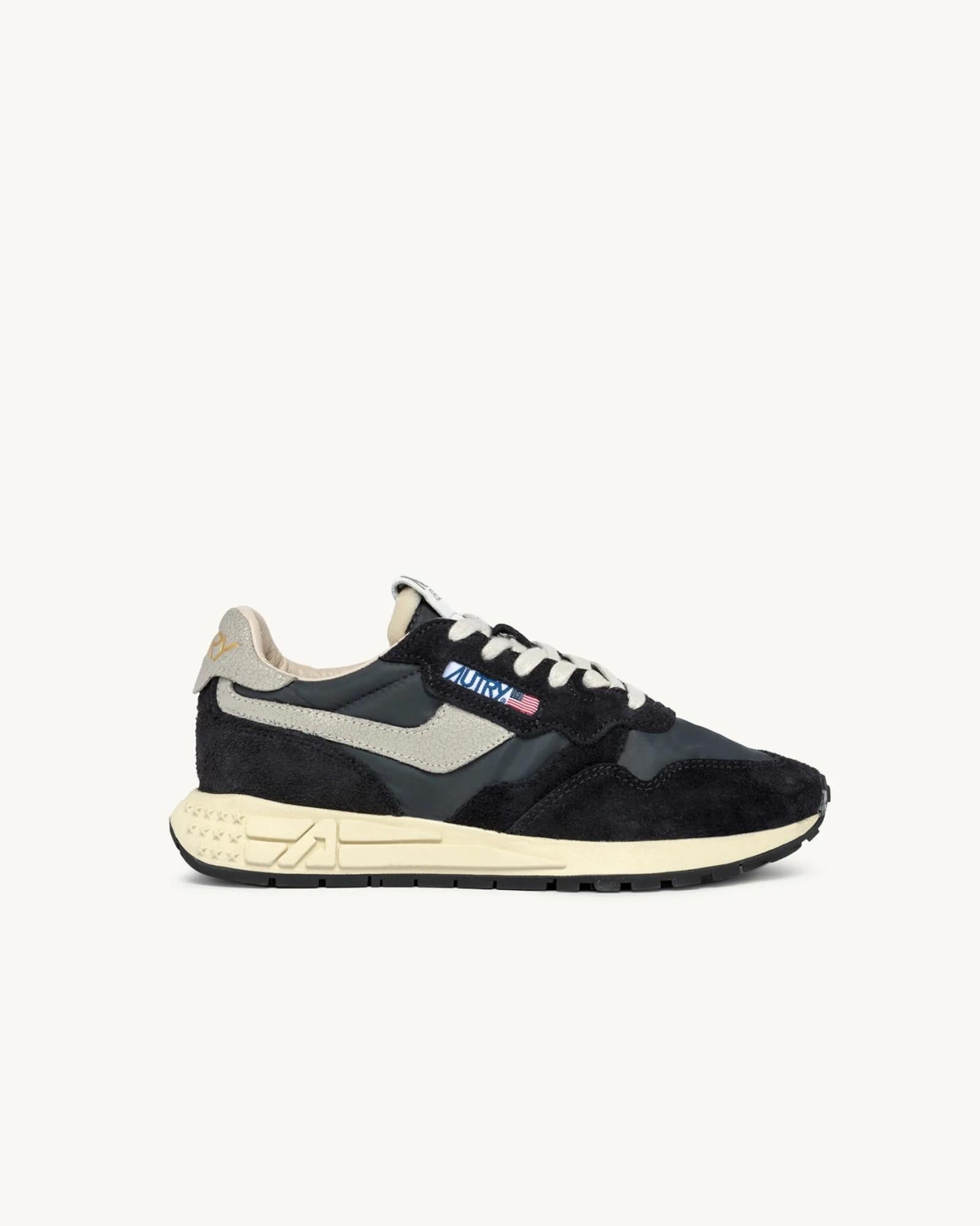 Scarpa uomo in pelle e tessuto tecnico Reelwind