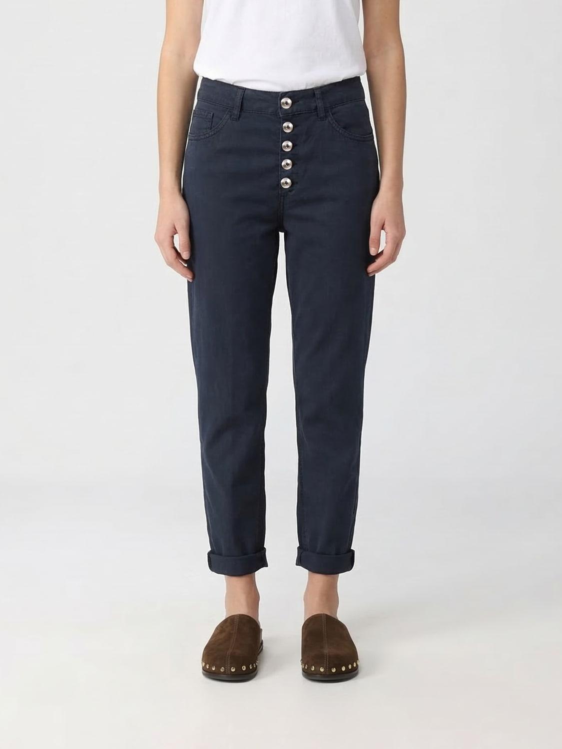 Jeans Koons cropped fit Dondup in denim<BR/> DP268BCF0197DBM5 890 DONDUP 