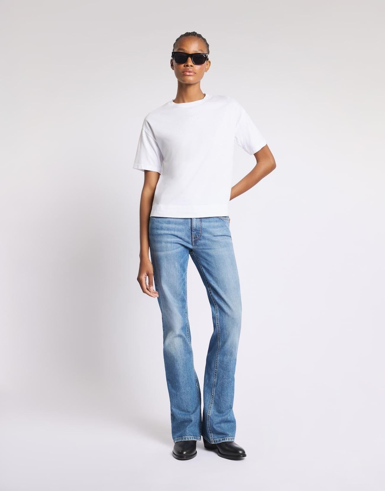 T-shirt in Jersey<BR/> NPWB2526610ZEM B001 FAY 