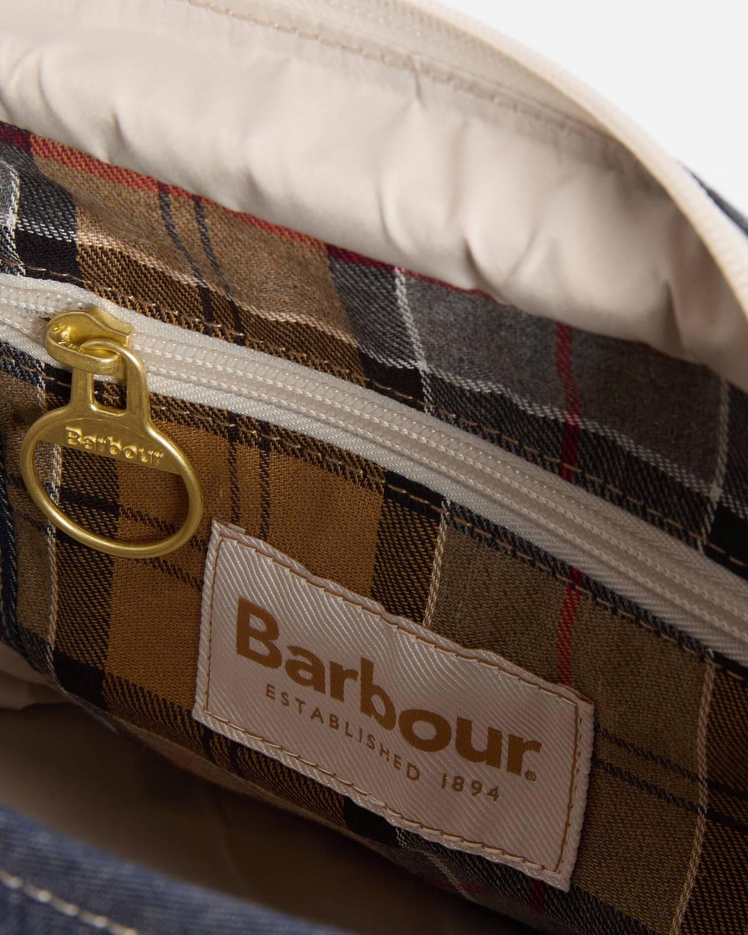 Mini borsa tote in denim Mya<BR/> LBA0539LBA IN71 BARBOUR 