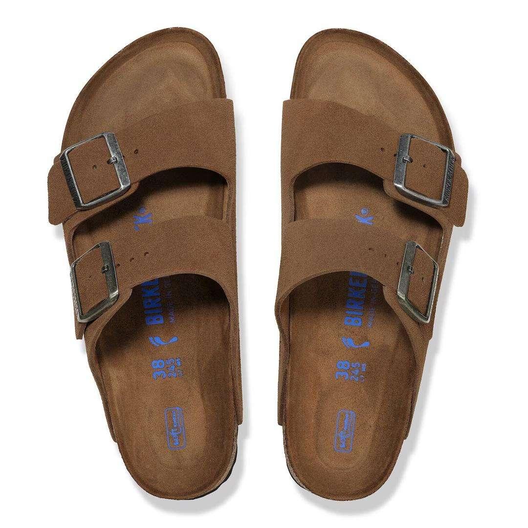 Ciabatta Arizona plantare morbido 1030865ARIZONA DARKTEA BIRKENSTOCK 