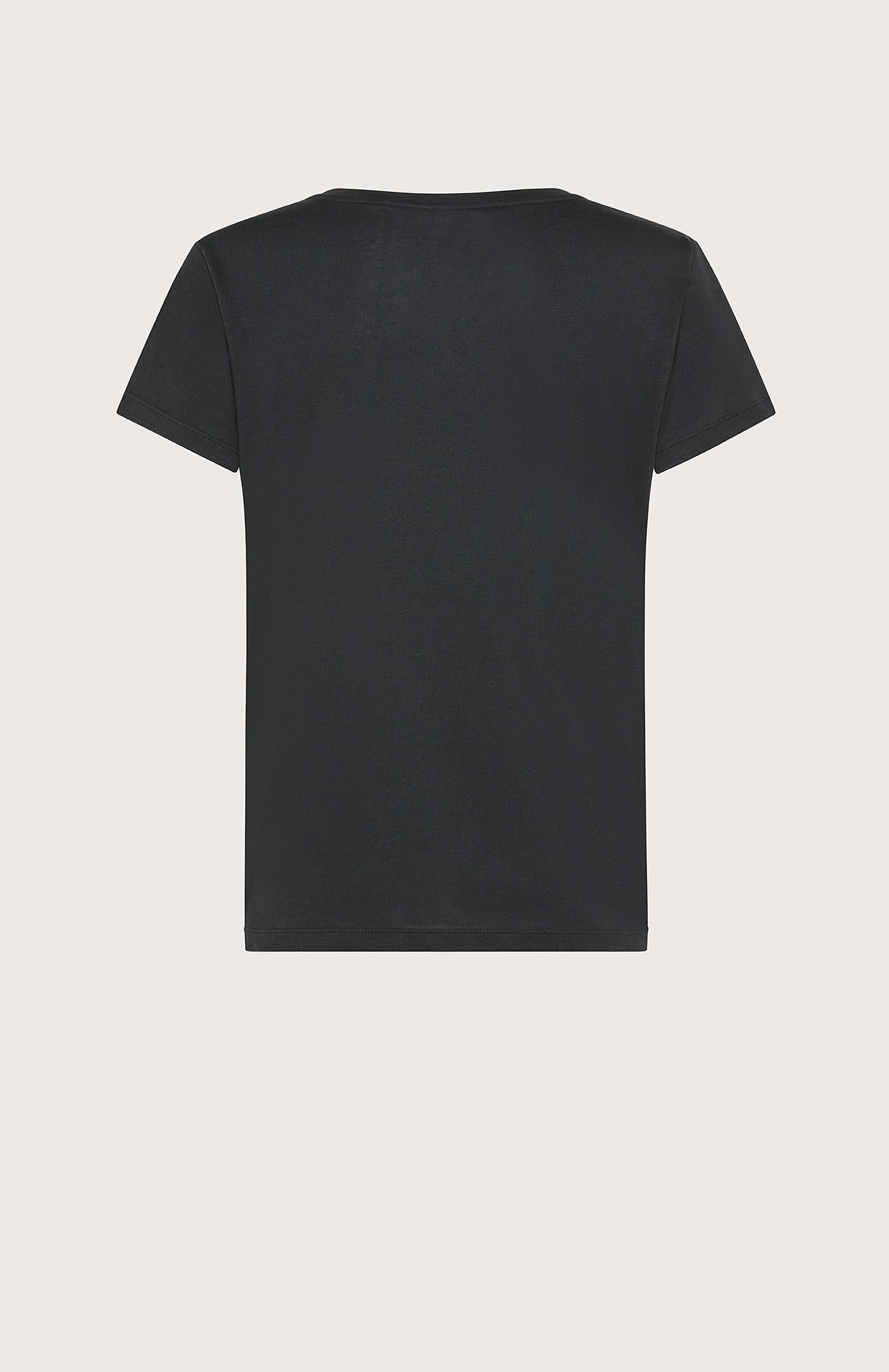 T-shirt donna in doppio tessuto