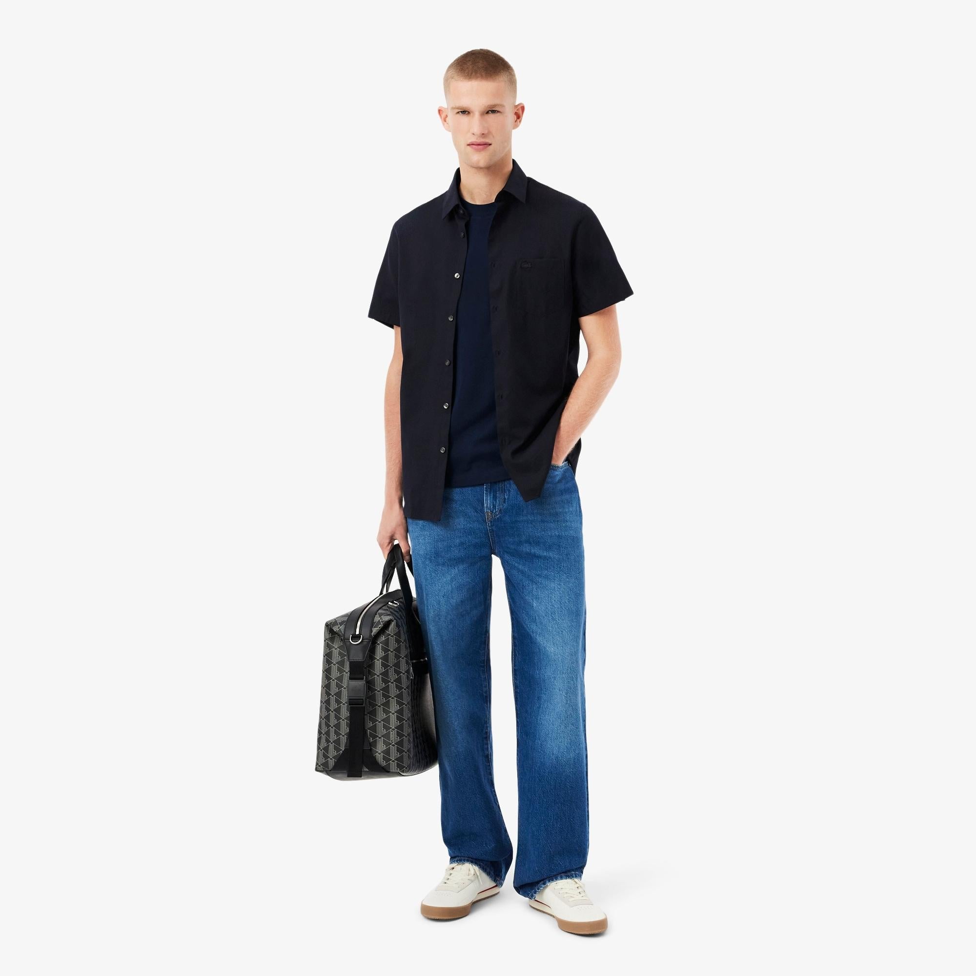 T-shirt uomo in cotone TH7318 166 LACOSTE 