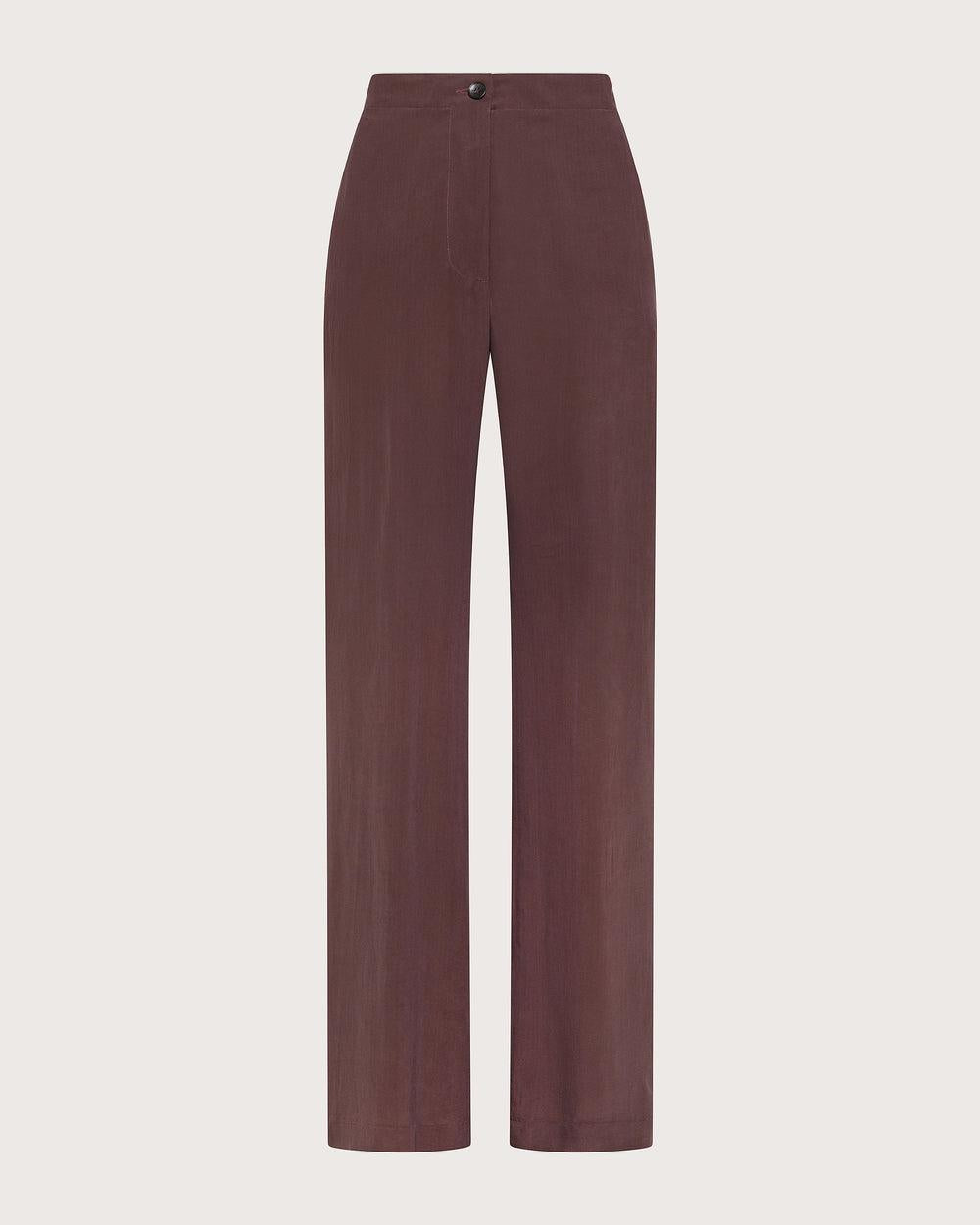 Pantalone lungo relax fit elasticato in viscosa seta lavata<BR/> PT1173460239 240 SEVENTY 